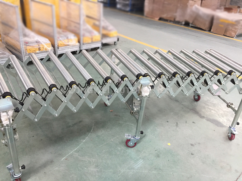 Convoyeur à rouleau à caraure à dents flexible moteur 