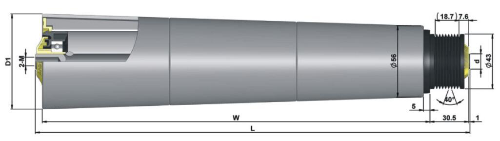Rouleau &agrave; manchon conique pour roue Poly-Ve TP650