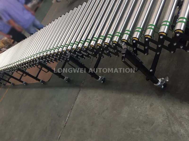 Convoyeur à rouleau à moteur O-ceinture extensible flexible 