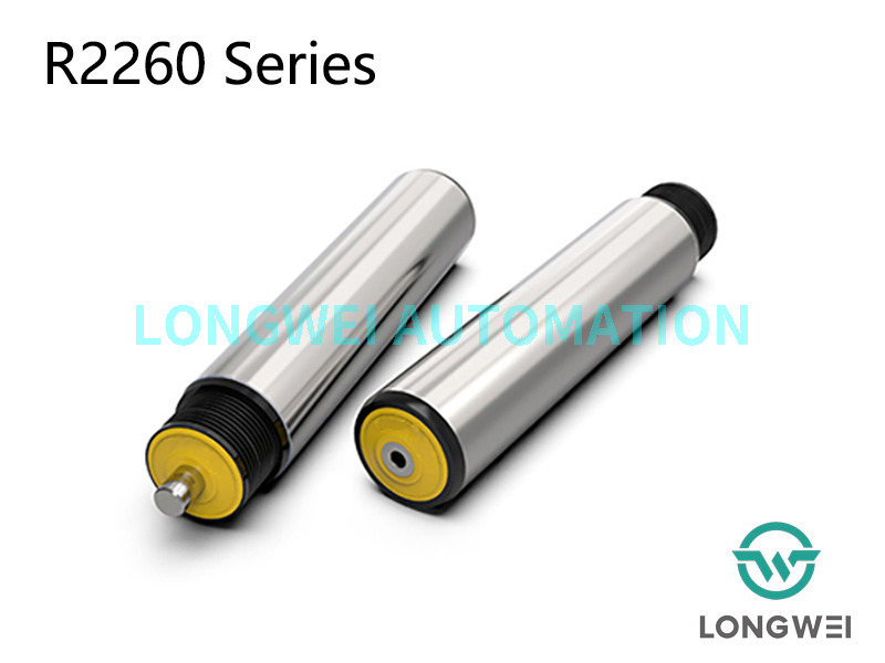 Rouleau de convoyeur en acier entraîné par courroie ronde de poulie de joint torique 