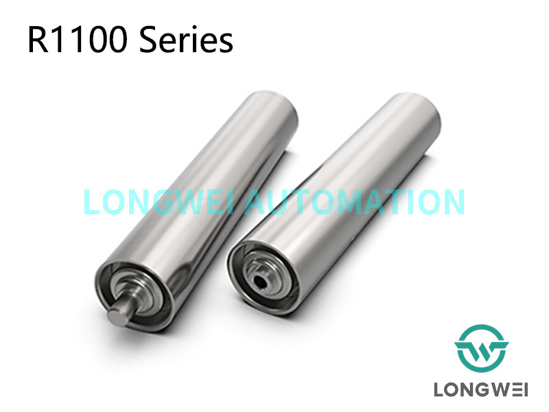 Rouleau de convoyeur à gravité léger/moyen avec boîtier de roulement en acier