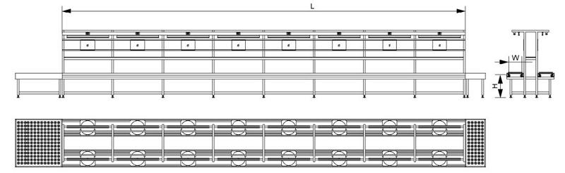 Convoyeur &agrave; cha&icirc;ne de pliage de vitesse (9)