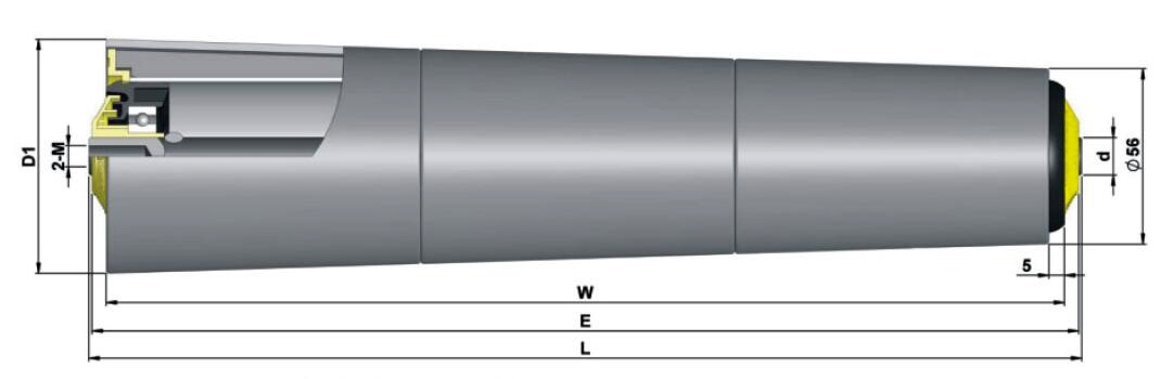 Rouleau &agrave; manchon conique par gravit&eacute; TP600