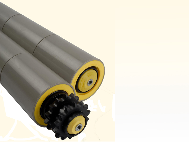 Rouleau de pignon &agrave; manches effil&eacute;es