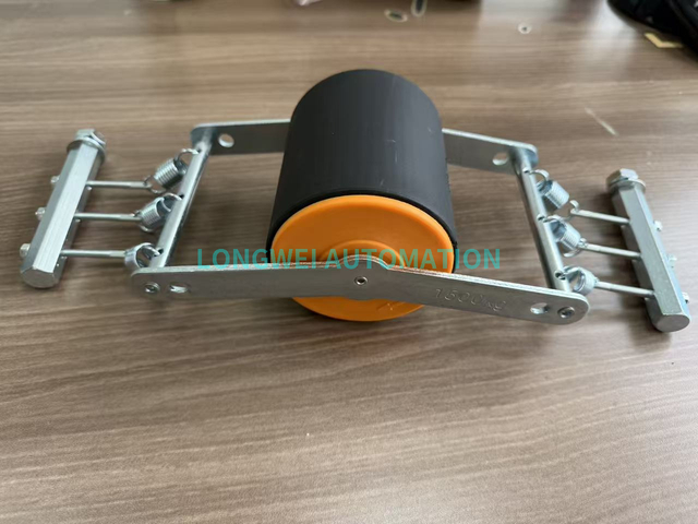 Rouleau de frein externe de service moyen pour palettes à gravité, support de flux