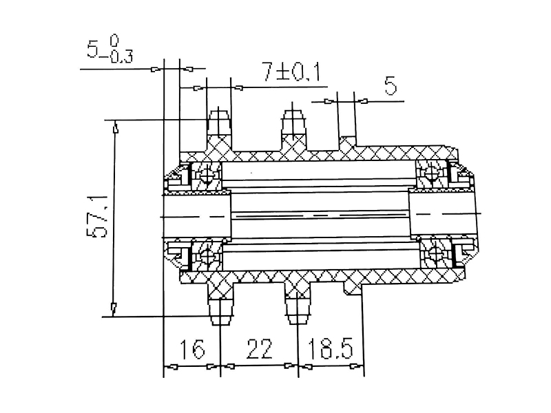 pignon en plastique &agrave; accumulation