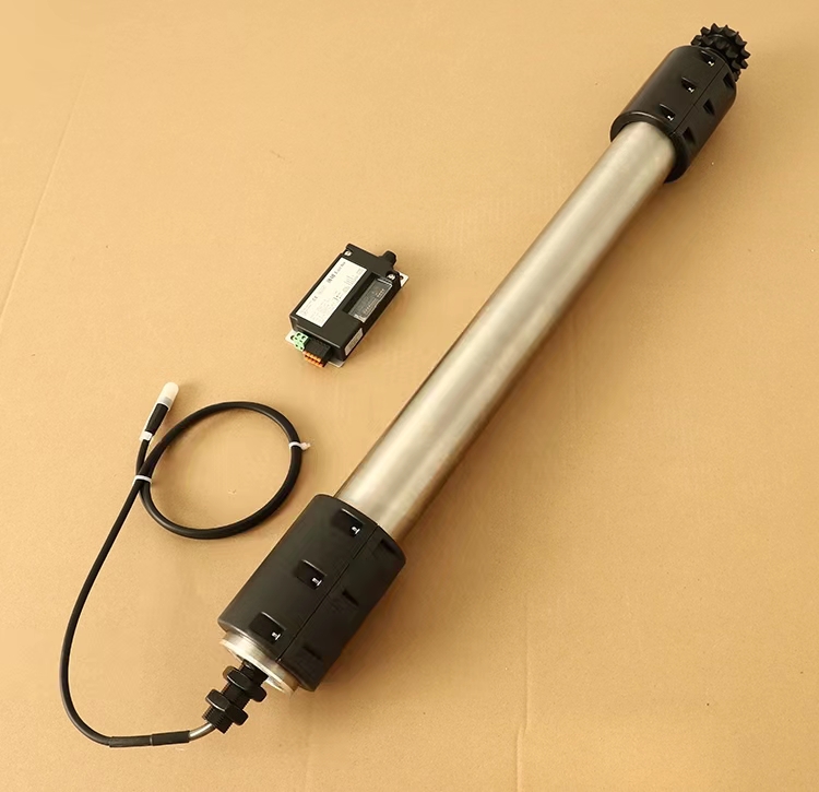  Sprokcet Chain Drive Poulley Current Current en acier Rouleau entra&icirc;n&eacute; par le moteur en acier 