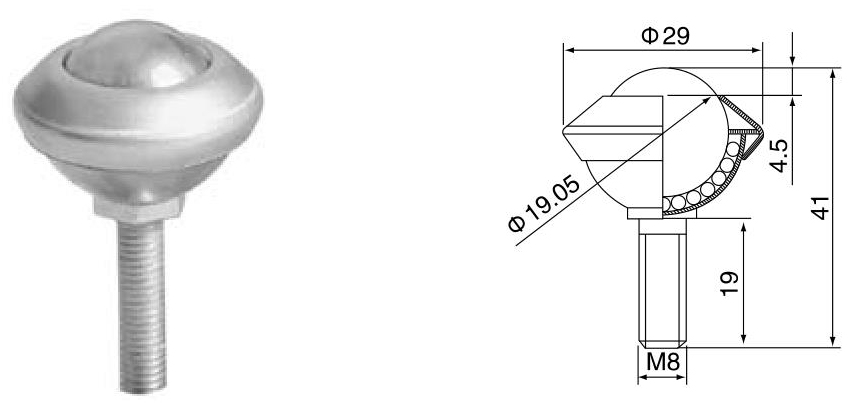 Unit&eacute; de transfert de balle &agrave; boullon