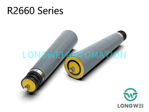 Rouleau de convoyeur à manchon conique à poulie ronde entraînée par courroie