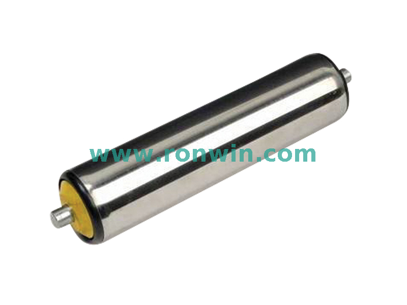 Rouleau de convoyeur universel en acier zinc anti-poussière pour ligne de convoyeur à rouleau