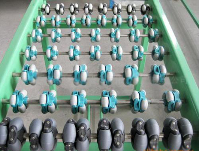 roue &agrave; double couche en plastique