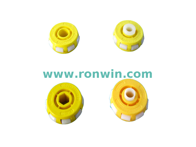 Rouge de patinage en plastique à 90 degrés pour le système de convoyeur