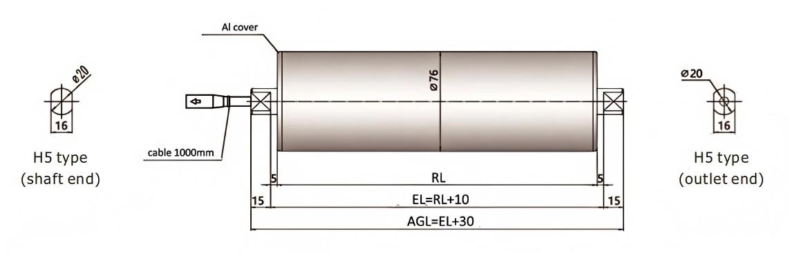 S&eacute;lection du mod&egrave;le de rouleau d'entra&icirc;nement du moteur DGBL76