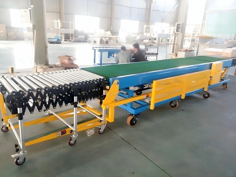 Convoyeur de chargement et de d&eacute;chargement de fret