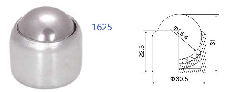 unit&eacute; de transfert &agrave; bille &agrave; ressort