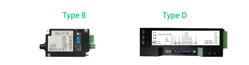 Lecteur de commande &agrave; rouleaux &agrave; moteur &agrave; courant continu