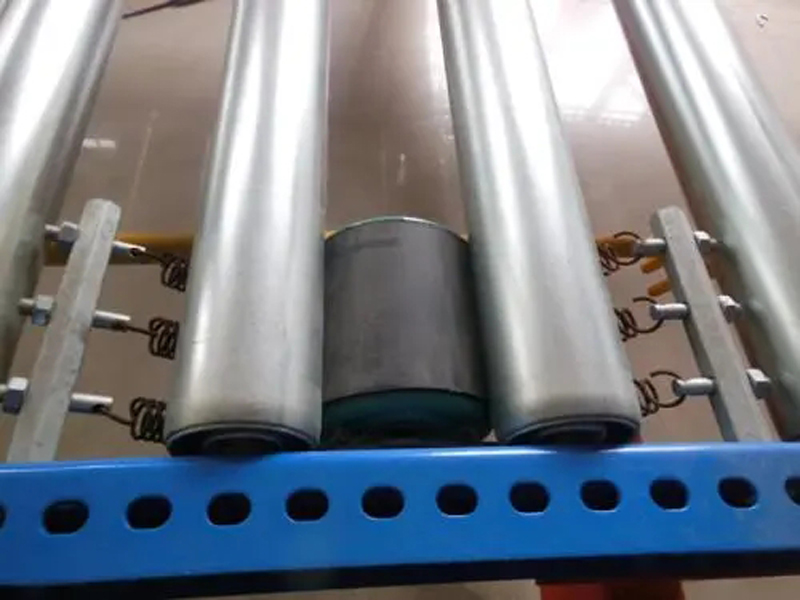 rouleau de frein pour rack de palette