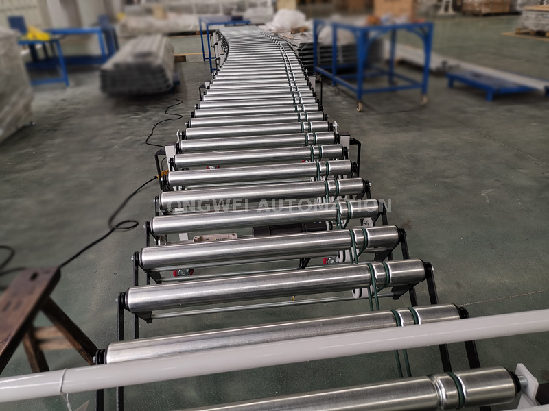 Convoyeur à rouleau à moteur O-ceinture extensible flexible 