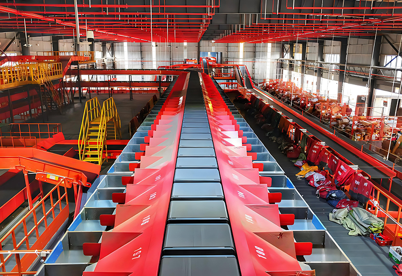 rouleau de moteur de tri &agrave; bande crois&eacute;e