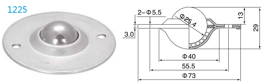Unit&eacute; de transfert de billes de fixation des brides rondes