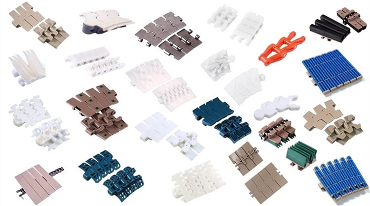 diverses cha&icirc;nes de convoyeur modulaire flexible
