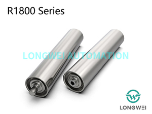 Rouleau de convoyeur à gravité robuste avec boîtier de roulement en acier