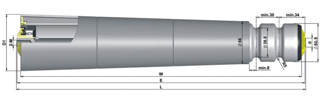 Rouleau de convoyeur &agrave; manchon conique &agrave; courroie torique TP640