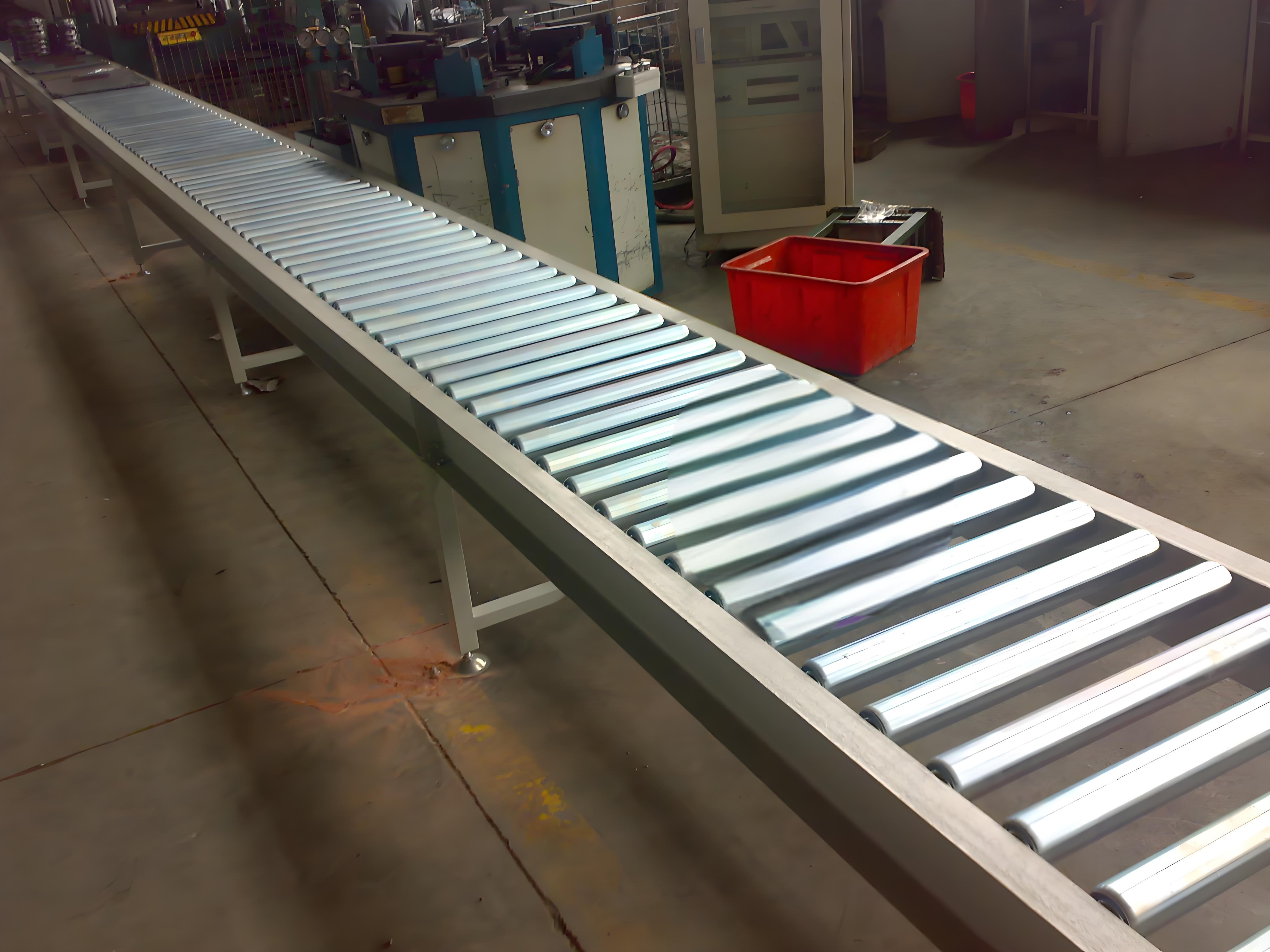 convoyeur &agrave; rouleaux droit par gravit&eacute;