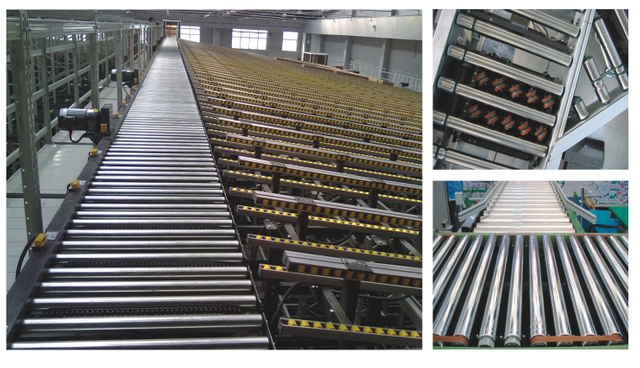 Syst&egrave;me de convoyeur de distribution de commerce &eacute;lectronique 1