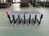 Convoyeur de roues à roulettes en acier extensible flexible pour manutention des matériaux
