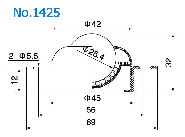 Unit&eacute; de transfert de balle de raccord de base