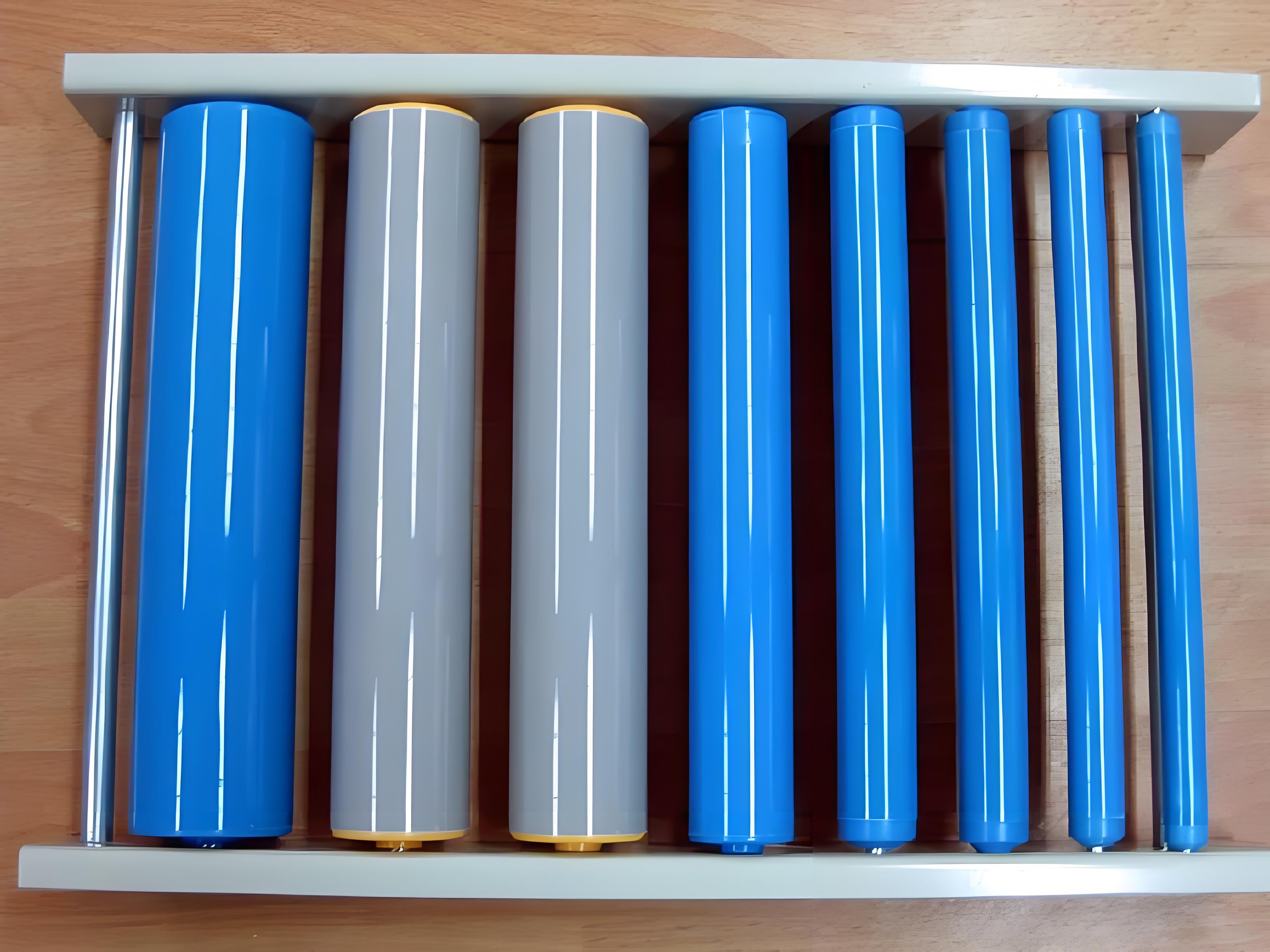 divers diam&egrave;tres de rouleau en PVC