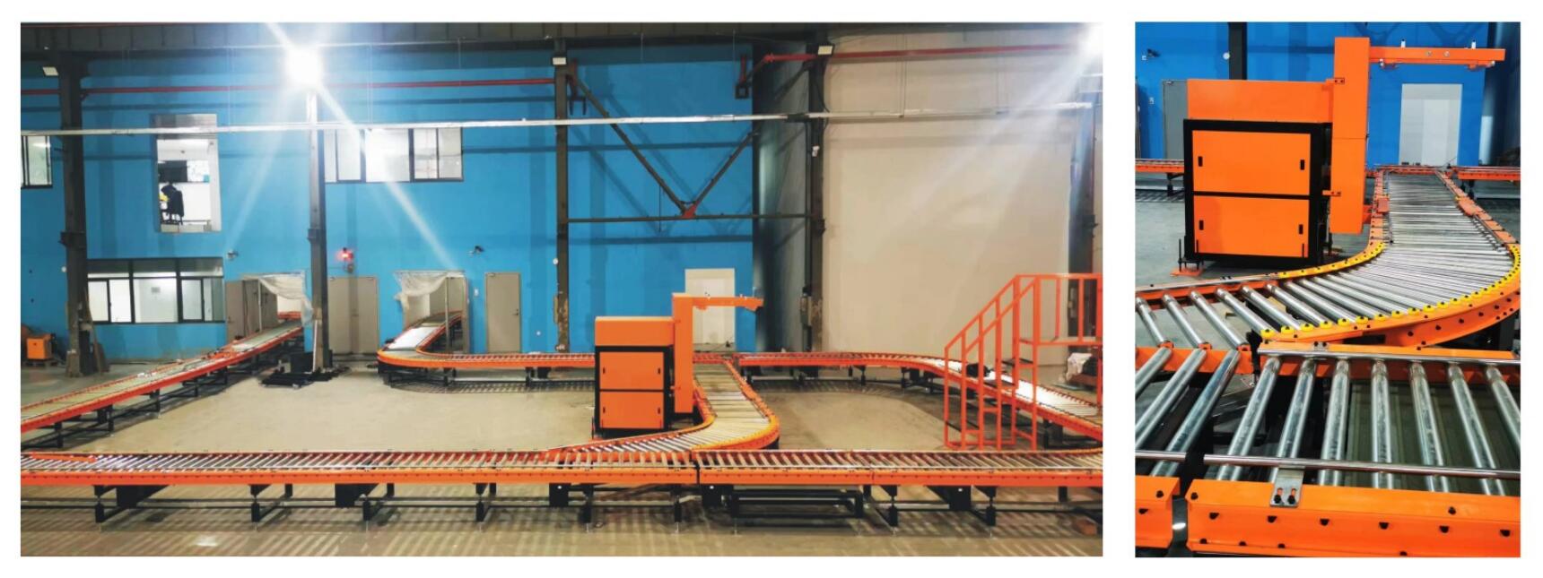 syst&egrave;me de convoyeur d'irradiation