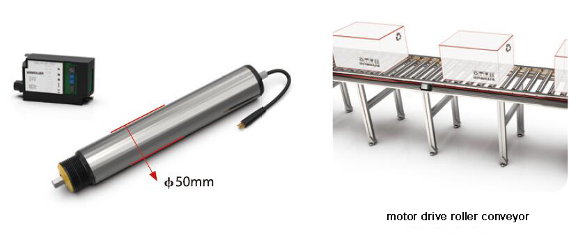 rouleau &agrave; moteur pour convoyeur &agrave; rouleau li&eacute;